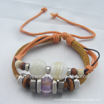 Estilo europeo aleación encanto pulsera para las mujeres con cuentas de cristal DIY alta calidad joyería